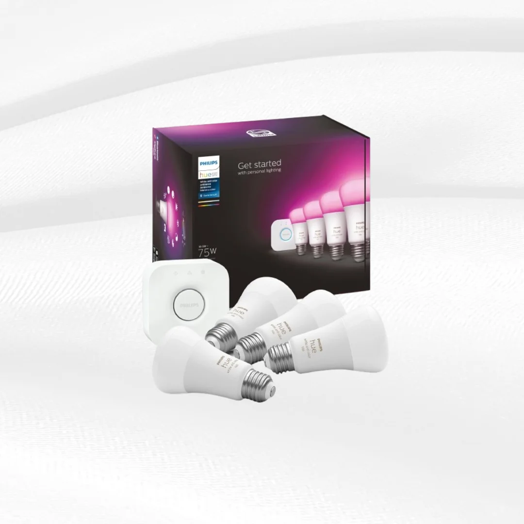PHILIPS hue WHITE Bulb starter kit 4球 Philips Hue Starter Kit Review 2026 (4 Bulbs + Bridge