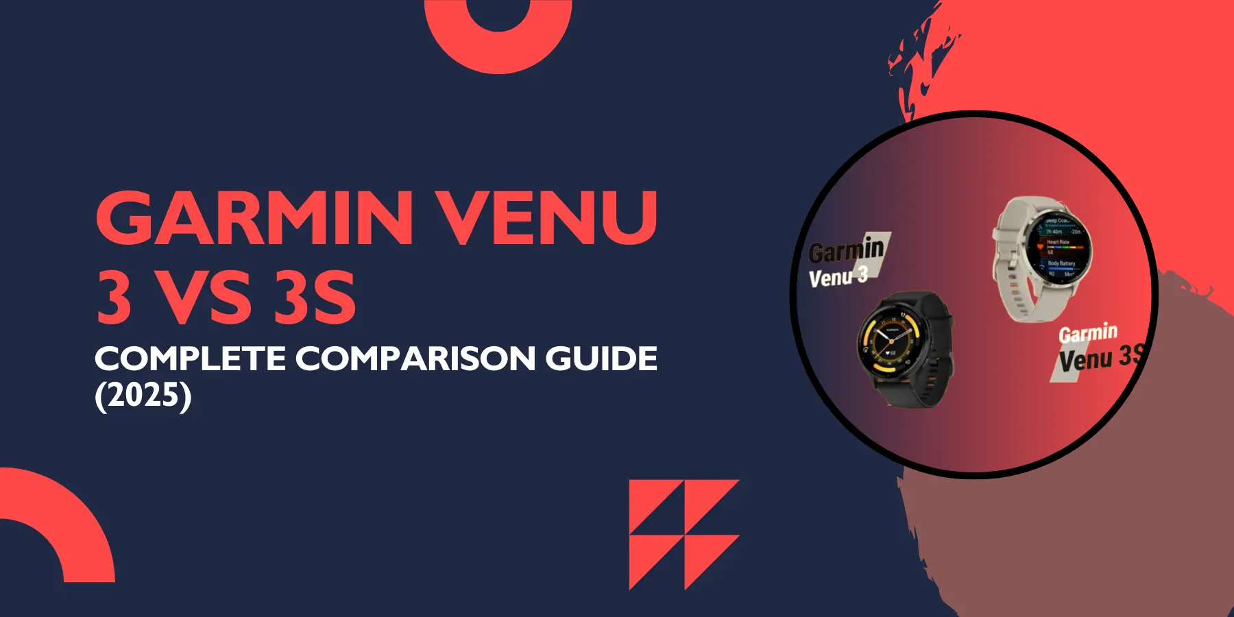Garmin Venu 3 vs 3S: Size, Battery & Features | RankMyGadget